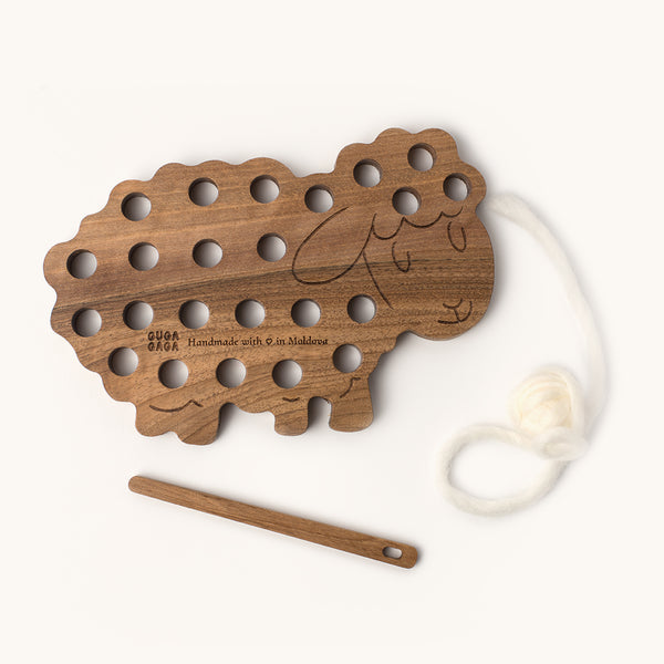 Wooden Lacing Sheep